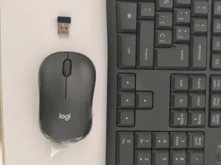 Teclado y Ratón Inalámbrico Logitech Negro
