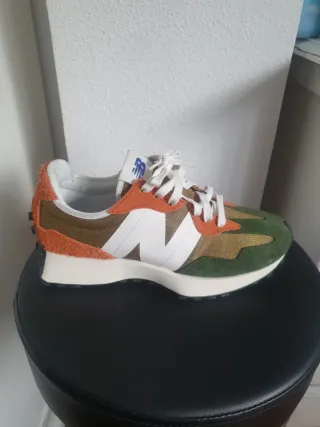 Zapatillas New Balance Verde y Naranja
