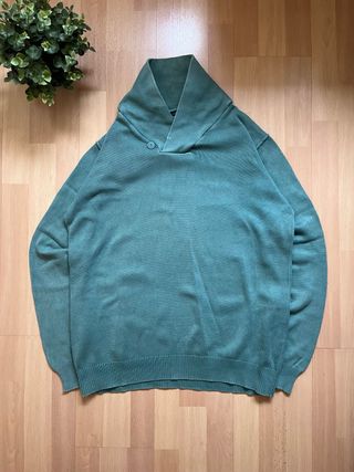 Jersey Springfield de algodón verde