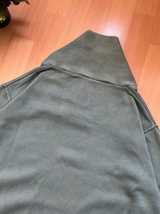 Jersey Springfield de algodón verde