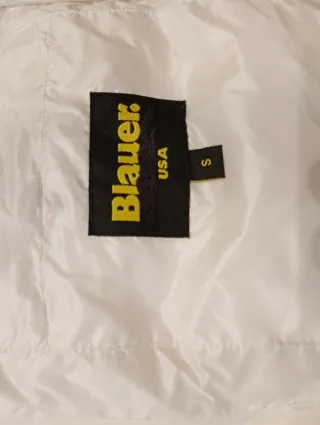 Blauer Giubbino Bianco