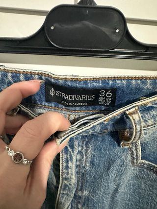 Falda vaquera Stradivarius Talla 36