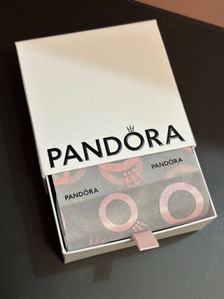 Pulsera Pandora Plata con Circonitas Azules 18 cm