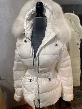 Chaqueta Moncler Blanca Talla M