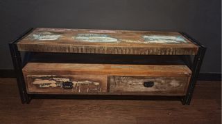 Mueble TV madera vintage