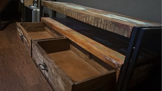 Mueble TV madera vintage