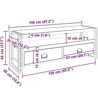 Mueble TV madera vintage
