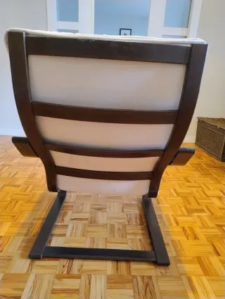 Sillón Poäng Ikea Madera y Tela