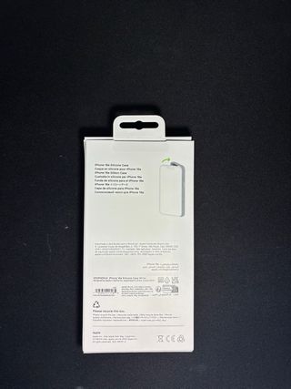 Funda iPhone 16e Silicona Apple Blanca Nueva