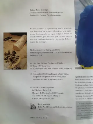 Libro MANUAL TUTOR DE VELA