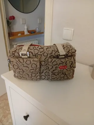 Bolso Tote Carolina Herrera CH Beige