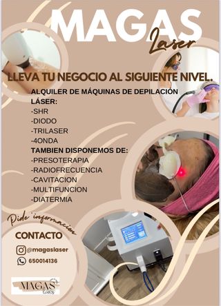 Alquiler de maquinas de depilacion laser