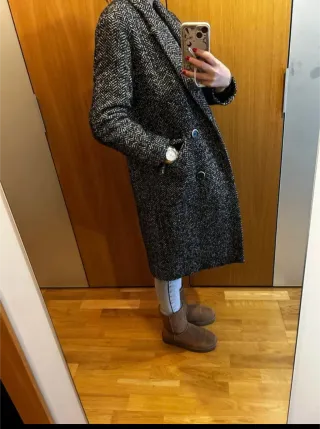 Abrigo Mango Lana Manteco