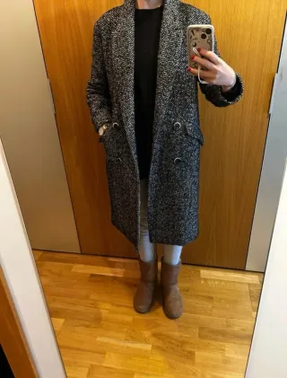 Abrigo Mango Lana Manteco