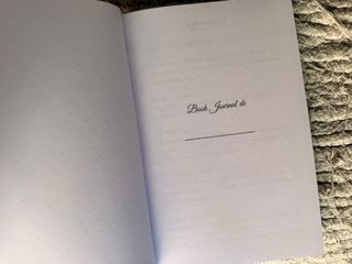 Book journal - diario de lectura