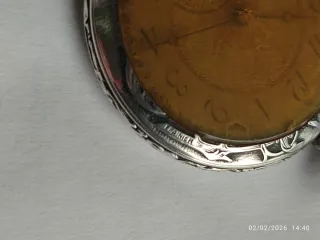 Reloj de Bolsillo Antiguo de Plata