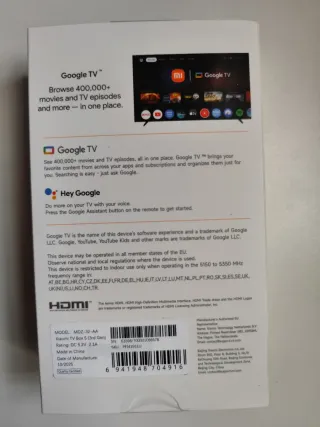 Xiaomi TV Box S 3rd Gen 4K Ultra-HD