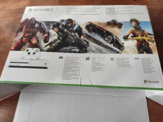 Xbox One S Blanca con mando y caja