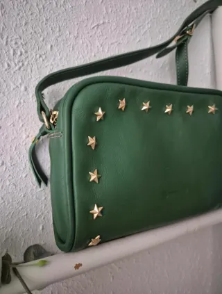 Bolso Mercules verde con estrellas doradas