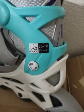 Lote 2 pares patines en línea