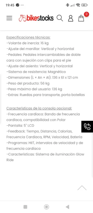 Bicicleta de Ciclismo Indoor Horizon GR6