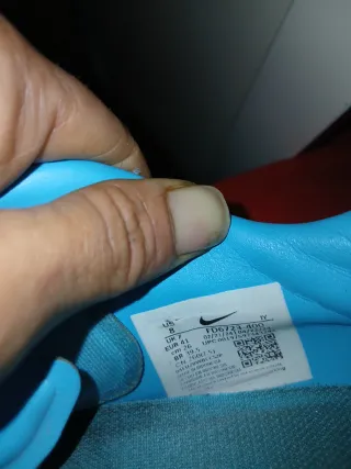 Botas de fútbol Nike azules