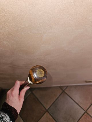 Bastone antico con pomolo in legno