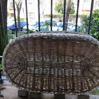 Canasto moisés mimbre