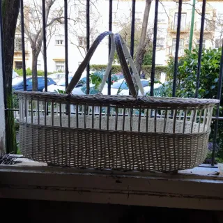 Canasto moisés mimbre