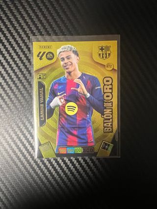 Lamine Yamal Balón de Oro Panini Adrenalyn