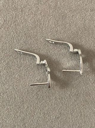 Pendientes Plata Hojas con Circonitas