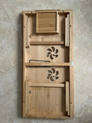 Mesa Plegable Ordenador Bambú