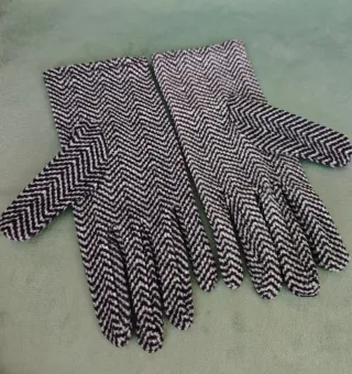 2 pares guantes mujer tela algodón Nuevos