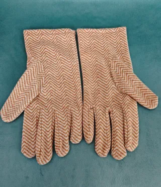 2 pares guantes mujer tela algodón Nuevos