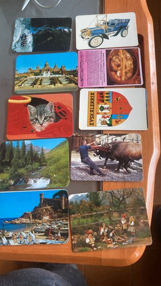 Calendarios de bolsillo varios