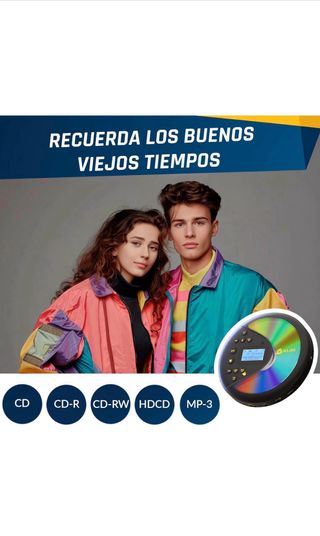 KLIM Reproductor CD Discover Negro/Dorado