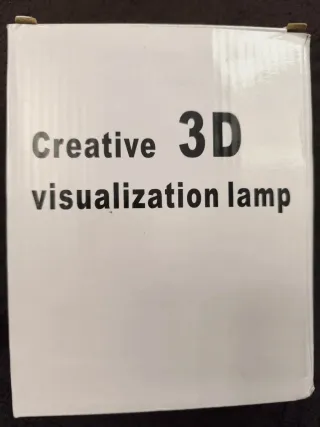 Lámpara LED 3D Futbolista multicolor.