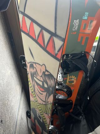 Tablas de Snow con Fijaciones Salomon y Wed’ze