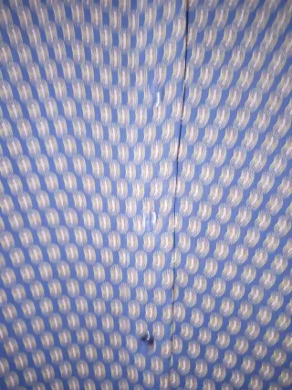Camisa sin mangas azul talla 40