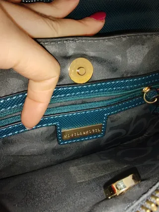 Borsa a spalla Rocco Barocco teal