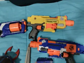 Lote Pistolas Nerf y Espada