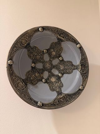 Plato decorativo cerámica Marruecos 32cm