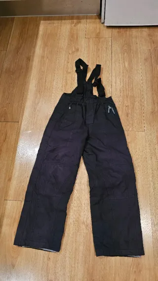 Pantalón de esquí negro para niño