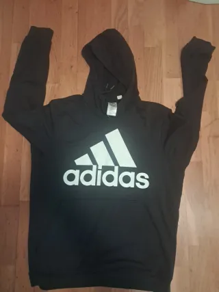 Sudadera Adidas Negra con Capucha