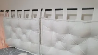 Cabecero de cama con barra