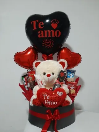 Regalo San Valentín Osito y Chocolates