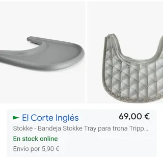 Bandeja Stokke Tripp Trapp gris