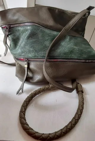 Bolso bandolera rombo 2 correas