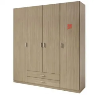 Armario blanco de madera