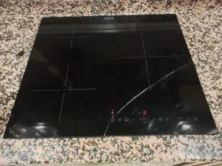Placa de Inducción Cristal Negro
